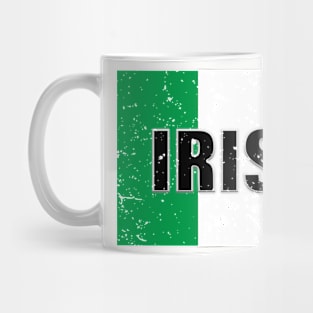 IRISH FLAG VINTAGE RETRO ST PATRICKS DAY MASKS SHIRTS AND MORE Mug